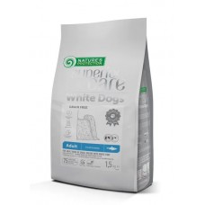 Nature's Protection White Dogs Adult Small and Mini Breeds GrainFree with Herring для білої та світлої шерсті, для дорослих собак, маленьких порід порід від 1 року, з оселедцем, 10кг