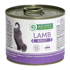 Nature's Protection Adult Lamb cans - вологий корм для дорослих собак, всых порід , з ягням, 200г