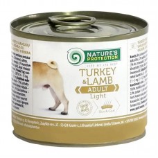 Nature's Protection Adult Light Turkey&Lamb - вологий корм для дорослих собак, контроль над вагою , з індичкою та ягням, 200г