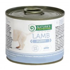 Nature's Protection Puppy Lamb cans - вологий корм для цуценят до 12 місяців , з ягням, 200г