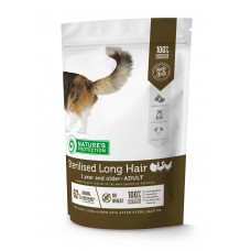 Nature's Protection Sterilised long hair Adult cat wiith Poultry, сухий корм для стерилізованих довгошерстих котів, з м'ясом птиці та рисом, 2кг