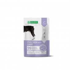 Nature's Protection Multi-Benefit Dog Adult pouch - вологий корм для дорослих собак, всіх порід, з куркою та ягням, пауч, 100г