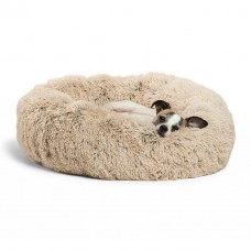 Best Friends Donut Shag Taupe - м'яке місце для собак, бежевий 58х58 см