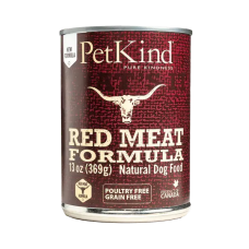 PetKind Red Meat Formula консерва для собак з яловичиною, ягням та яловичим рубцем, паштет, 369гр.