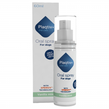 PLAQTIV+ Oral Spray - спрей для догляду за ротовою порожниною собак, 60мл