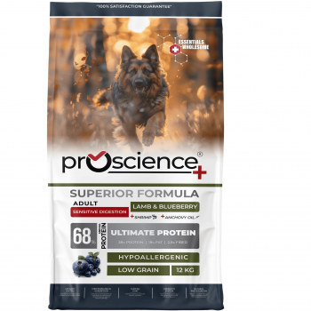 ProScience Adult Dog Lamb & Blueberry 12 кг - корм з ягням, борошном з анчоусів, анчоусною олією та чорницею для дорослих собак