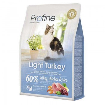 Корм сухий Profine Cat Light для дорослих котів з надмірною вагою з індичкою та рисом 2 кг