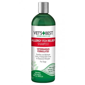 Vet's Best Allergy Itch Relief Dog Shampoo шампунь при алергії для собак, 470мл.