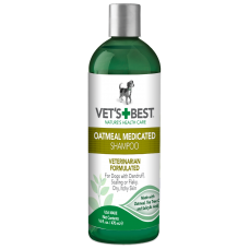 VET`S BEST Oatmeal Med Shampoo шампунь від лущення, для сухої шкіри собак, 470мл.