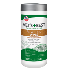  Vet's Best Flea Tick Wipes Вологі серветки від бліх та кліщів для собак (50 шт)