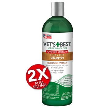 Vet's Best Flea & Tick Shampoo шампунь від паразитів для собак, 355мл.