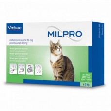 Virbac Milpro Таблетка для дорослих котів (антігельмінтик)