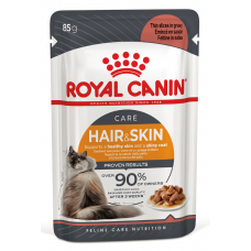 Royal Canin HAIR&SKIN CARE IN GRAVY 85 гр (12шт)