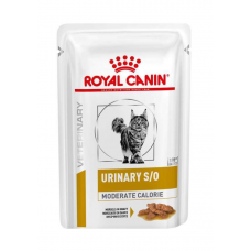 Royal Canin URINARY S/O MODERATE CALORIE CAT 85 гр (12шт)